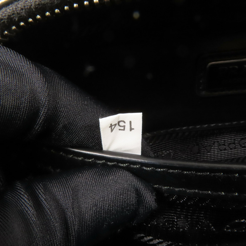 PRADA Saffiano皮革Shoulder Bag銀扣肩背袋-9