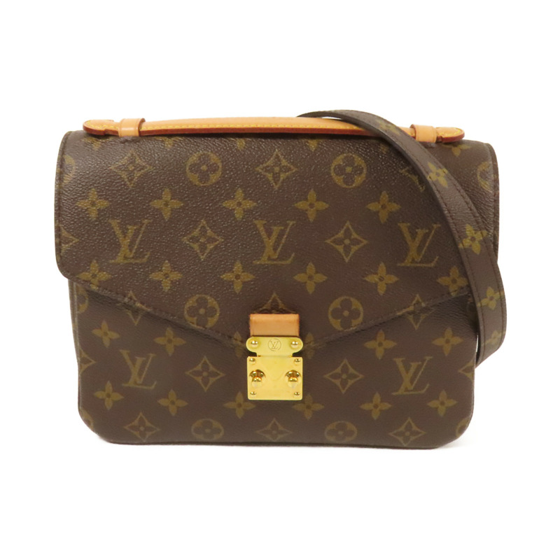 LOUIS VUITTON Monogram Pochette Metis MM金扣手挽肩背兩用袋-0