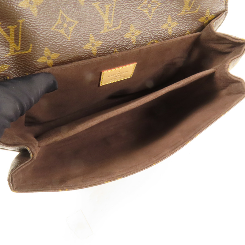 LOUIS VUITTON Monogram Pochette Metis MM金扣手挽肩背兩用袋-4