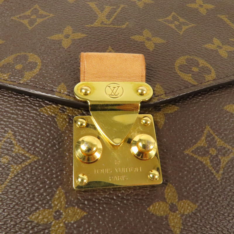 LOUIS VUITTON Monogram Pochette Metis MM金扣手挽肩背兩用袋-7