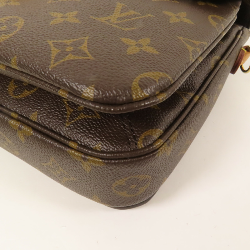 LOUIS VUITTON Monogram Pochette Metis MM金扣手挽肩背兩用袋-12