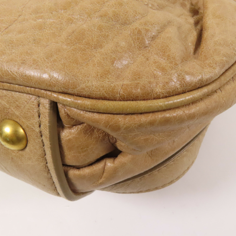 Miu Miu 牛皮皮革2way Shoulder Bag金扣手挽肩背兩用袋-12