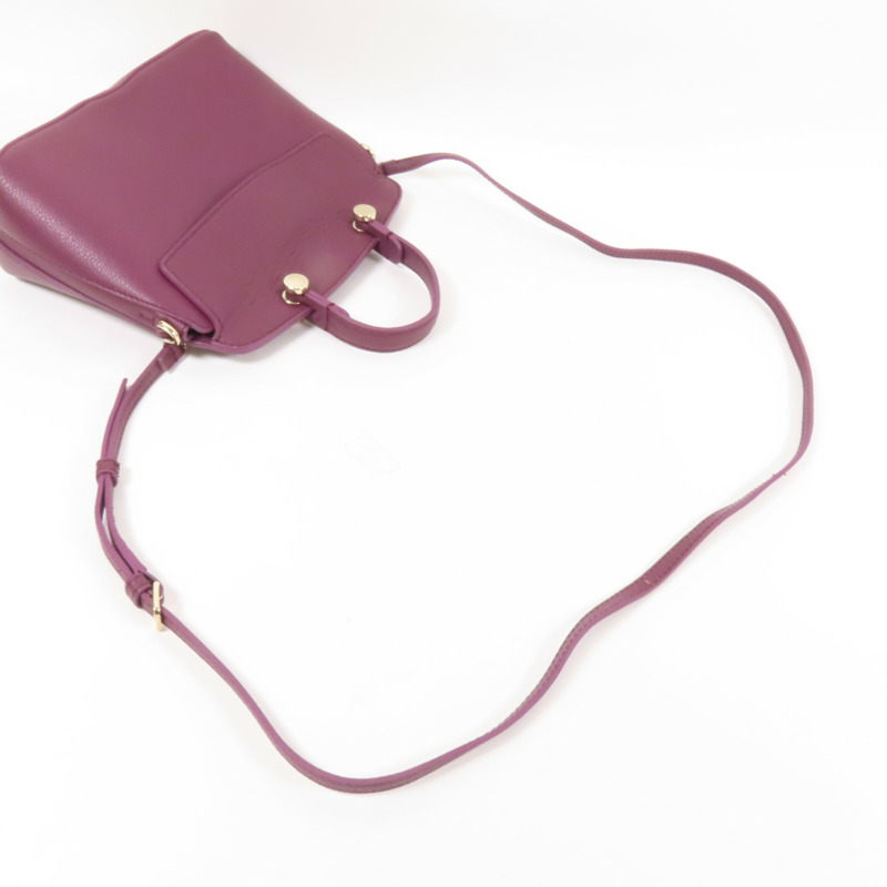 Furla 牛皮皮革Shoulder Bag金扣手挽肩背兩用袋-4