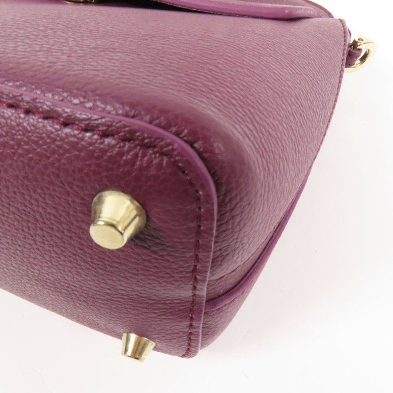 Furla 牛皮皮革Shoulder Bag金扣手挽肩背兩用袋-13