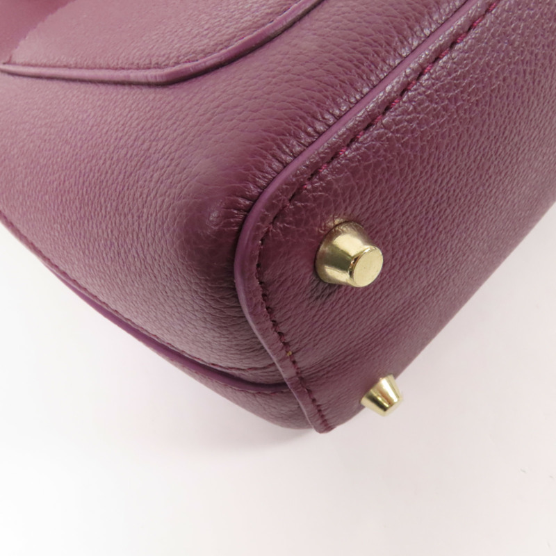 Furla 牛皮皮革Shoulder Bag金扣手挽肩背兩用袋-14