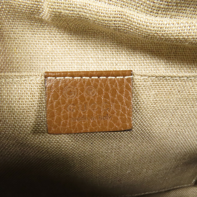 GUCCI 帆布Shoulder Bag金扣肩背袋-7