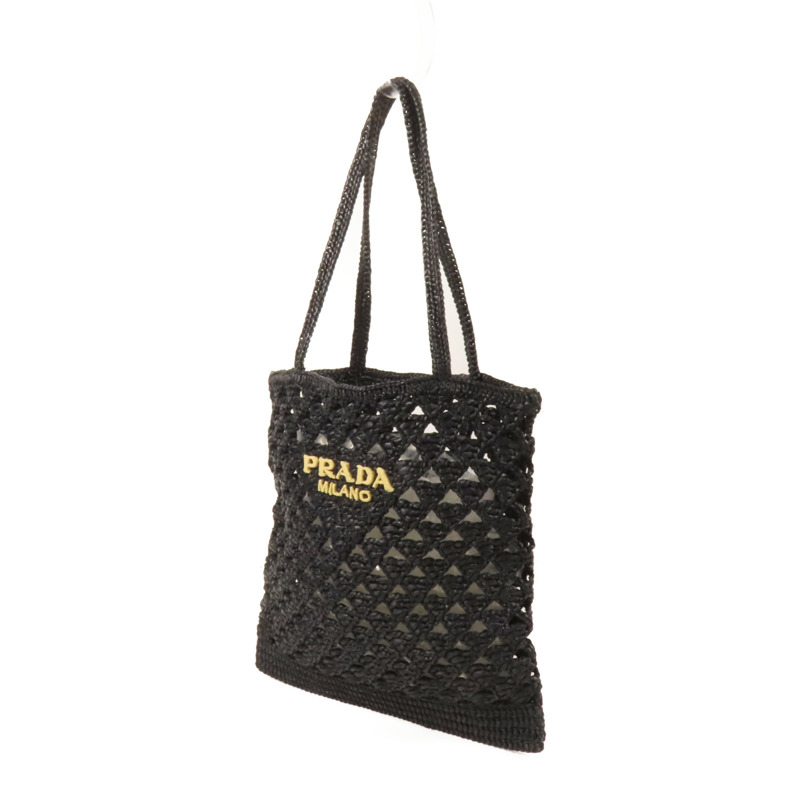 PRADA 藤料Shoulder Bag肩背袋-2