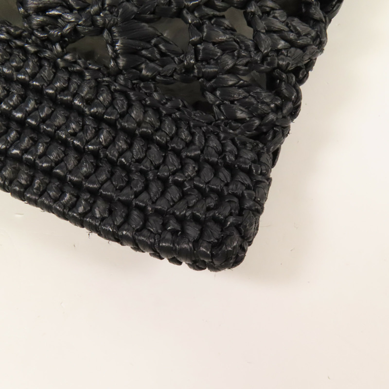 PRADA 藤料Shoulder Bag肩背袋-9