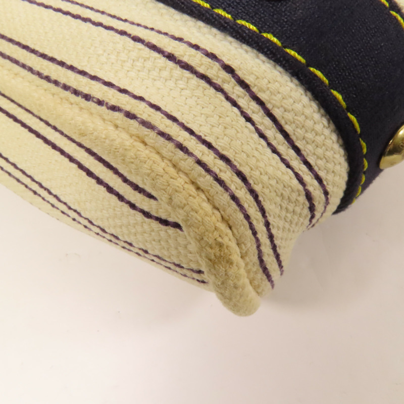 LOUIS VUITTON 帆布Antigua Cabas PM金扣手挽袋-9