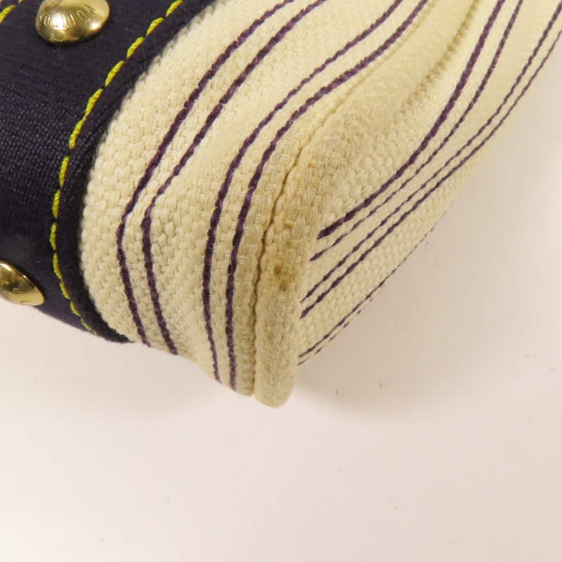 LOUIS VUITTON 帆布Antigua Cabas PM金扣手挽袋-10