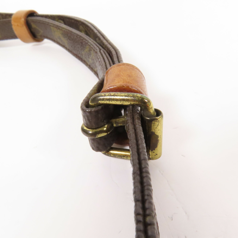 LOUIS VUITTON Monogram Marly Bandouliere金扣肩背袋棕色-5