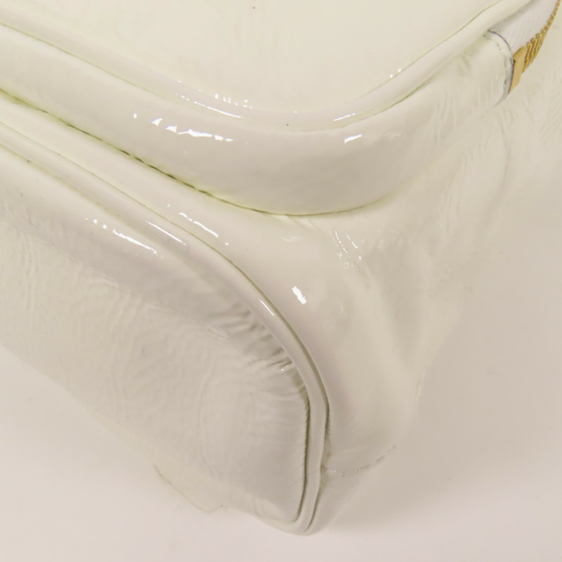 PRADA 漆皮皮革Duet NaplakBag金扣手挽肩背袋兩用袋-12