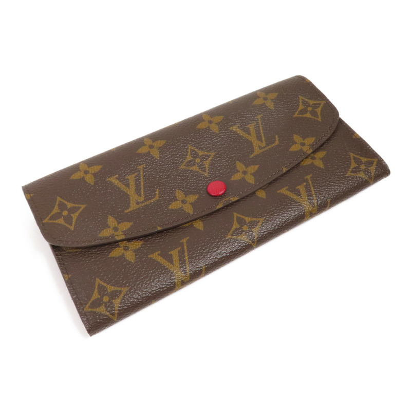 LOUIS VUITTON Monogram Emilie Long Wallet金扣長錢包-3