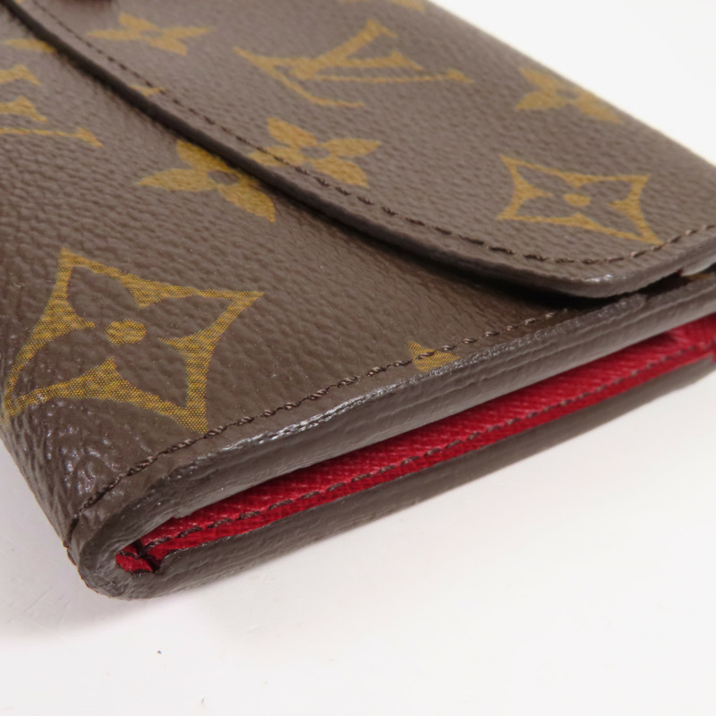 LOUIS VUITTON Monogram Emilie Long Wallet金扣長錢包-6