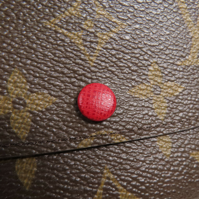 LOUIS VUITTON Monogram Emilie Long Wallet金扣長錢包-9