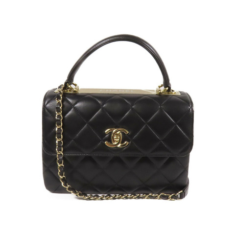 CHANEL 羊皮皮革Trendy CC Small金扣手挽肩背兩用袋