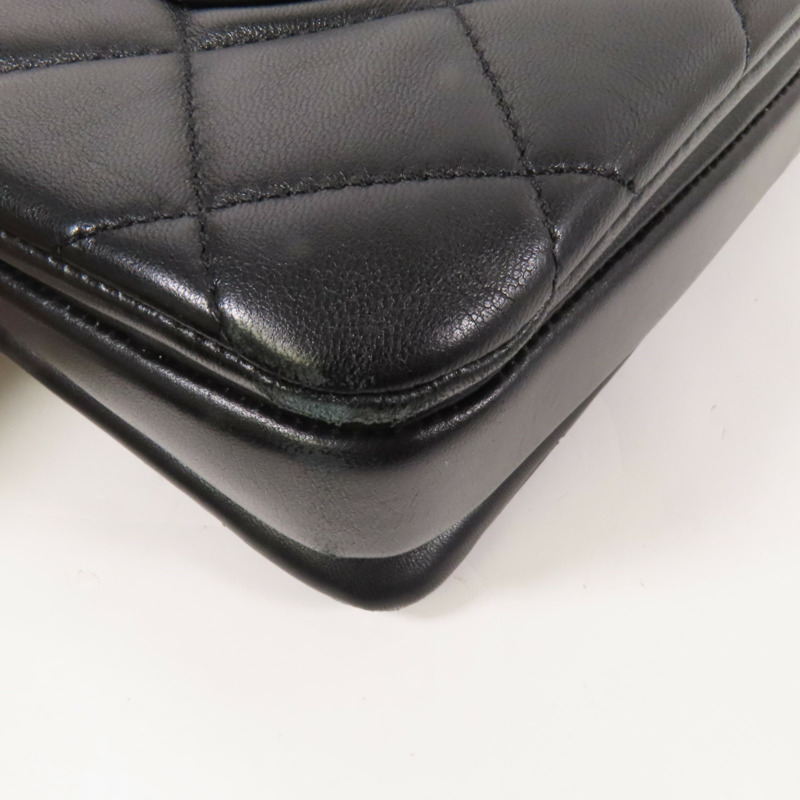 CHANEL 羊皮皮革Trendy CC Small金扣手挽肩背兩用袋-14