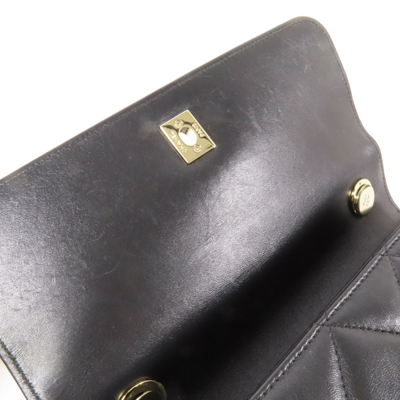 CHANEL 羊皮皮革Trendy CC Small金扣手挽肩背兩用袋-19