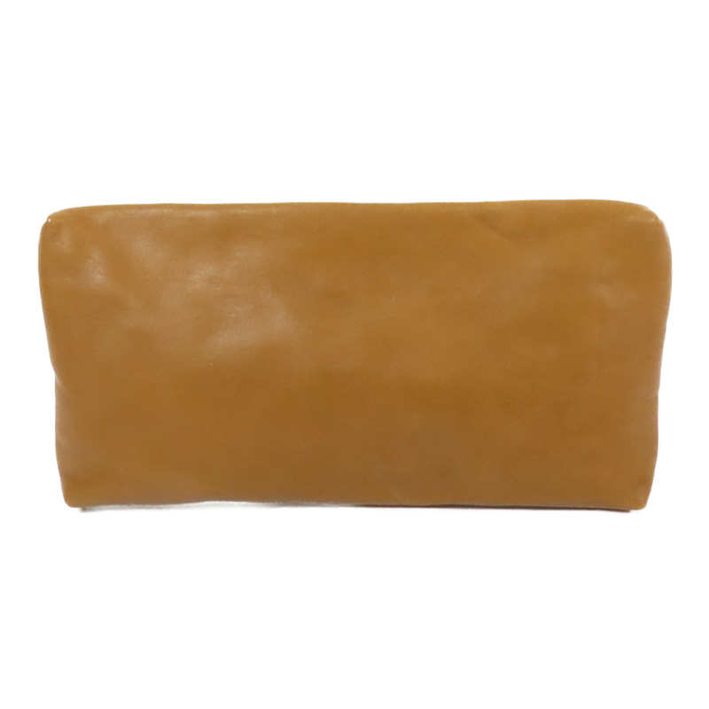 Longchamp 牛皮皮革Pouch手拿包-1