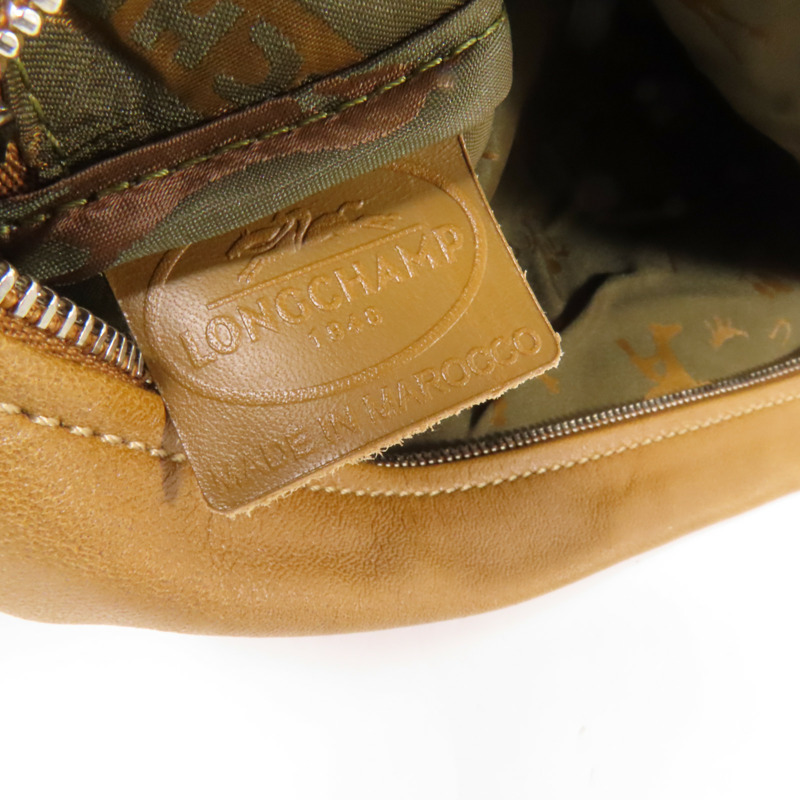 Longchamp 牛皮皮革Pouch手拿包-8