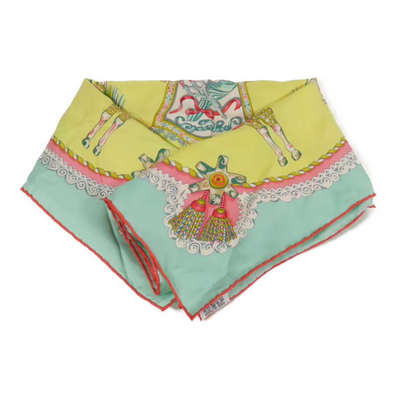 HERMES 絲質Scarf 120X120絲巾-1