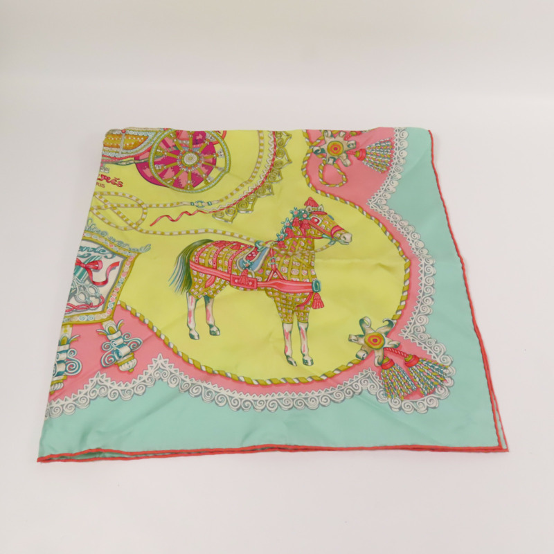 HERMES 絲質Scarf 120X120絲巾-4