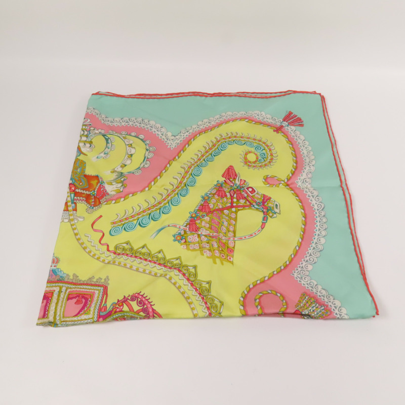 HERMES 絲質Scarf 120X120絲巾-6