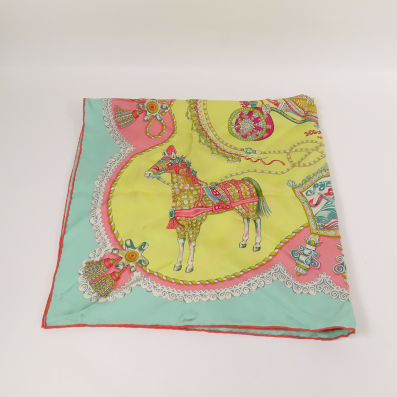 HERMES 絲質Scarf 120X120絲巾-7