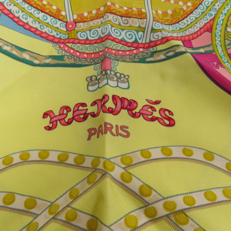 HERMES 絲質Scarf 120X120絲巾-9