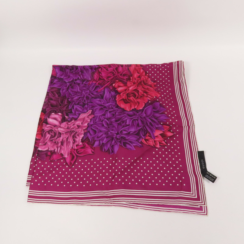 GUCCI 絲質Scarf 120x120絲巾-7