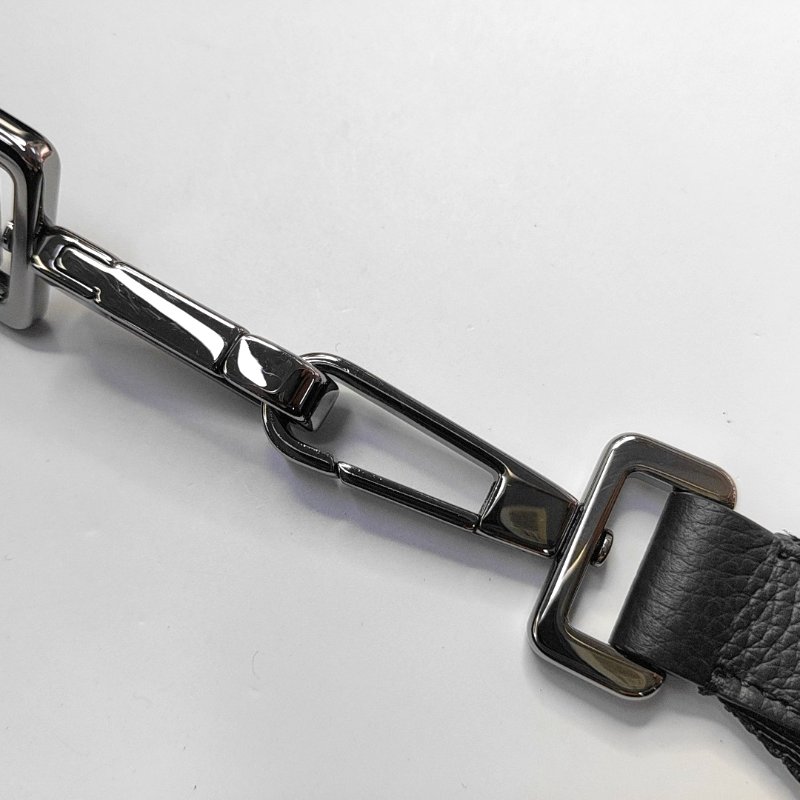 DIOR 黑色牛皮老花提花單肩包斜挎包 銀色五金 可拆卸肩帶-11