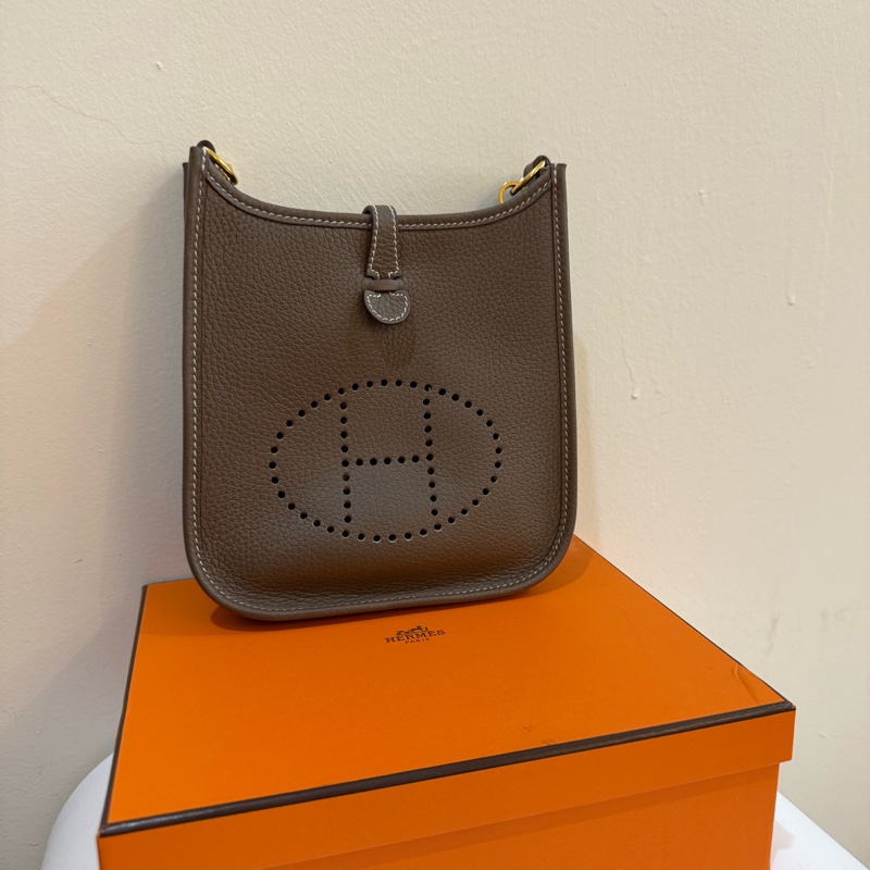 Hermès -EVELYNE 16 大象灰金扣-0