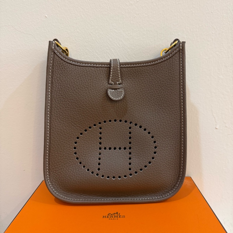 Hermès -EVELYNE 16 大象灰金扣-1