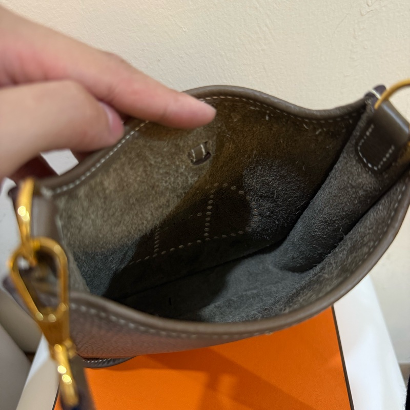 Hermès -EVELYNE 16 大象灰金扣-9