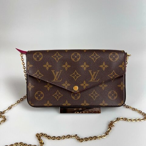 LV M61276  老花信封三合一包