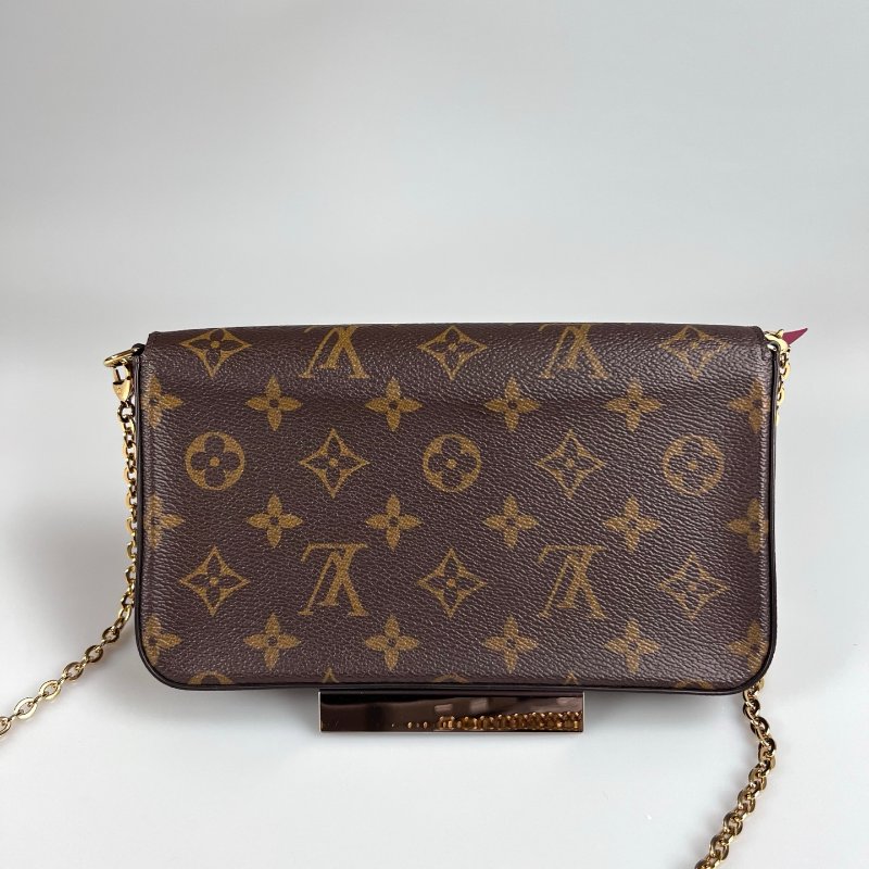 LV M61276  老花信封三合一包-1