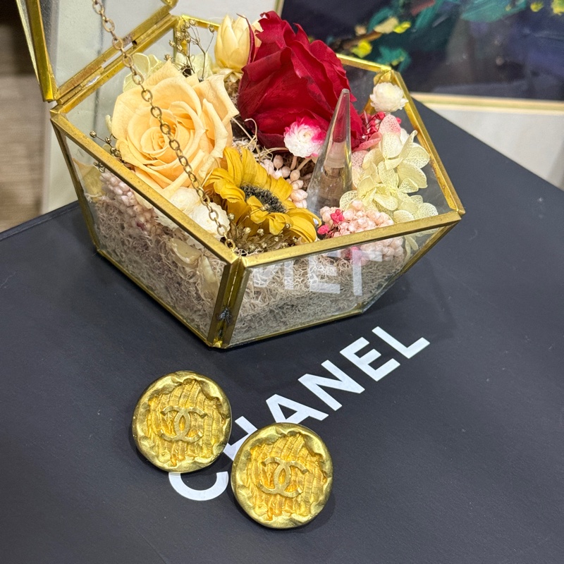 香奈兒精緻的工藝 1993年24k金 熔岩系列 CHANEL VINTAGE-9