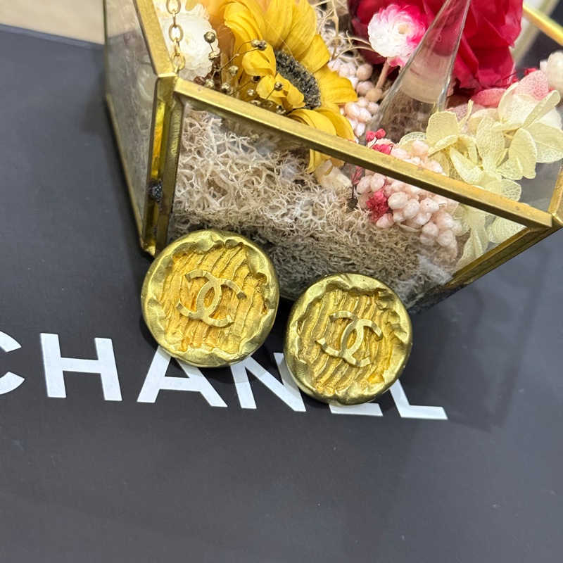 香奈兒精緻的工藝 1993年24k金 熔岩系列 CHANEL VINTAGE-17
