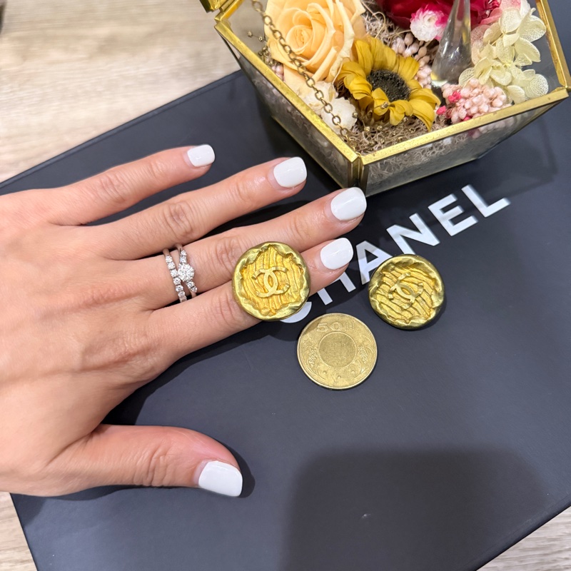 香奈兒精緻的工藝 1993年24k金 熔岩系列 CHANEL VINTAGE-18