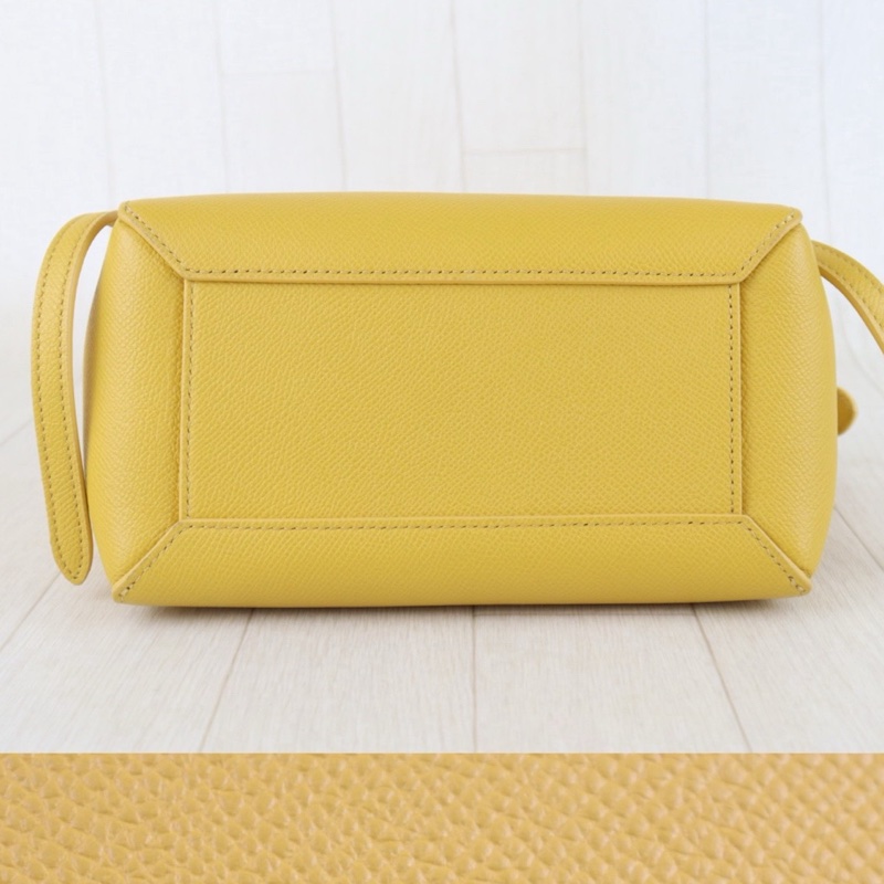 Celine belt nano 檸檬黃鯰魚包-6