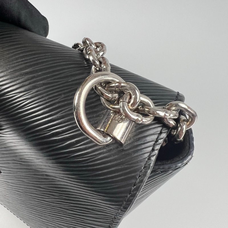 LV M21114 黑銀水波紋TWIST 包 MM-8