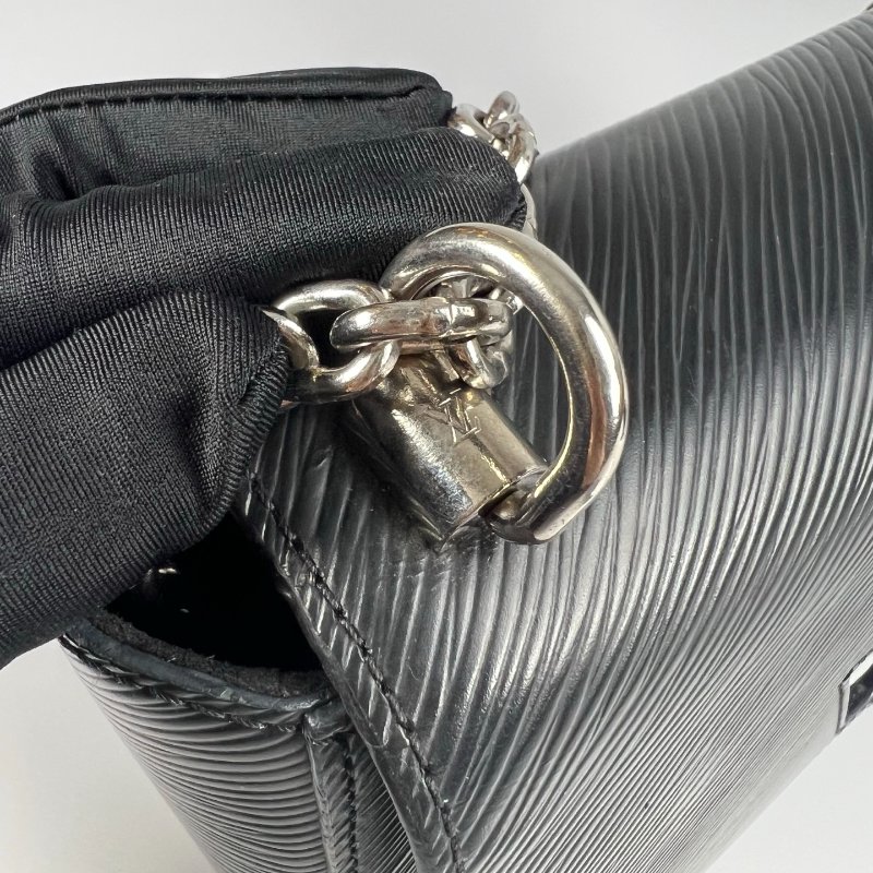 LV M21114 黑銀水波紋TWIST 包 MM-9