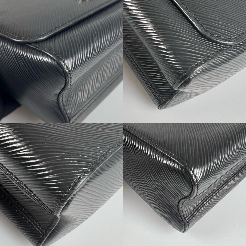 LV M21114 黑銀水波紋TWIST 包 MM-10