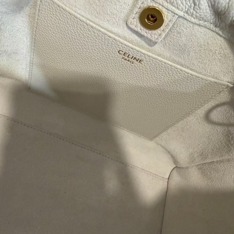 誠可議Celine 牛皮托特包 肩背斜背手提包 22*17*15 98新配件塵袋-7