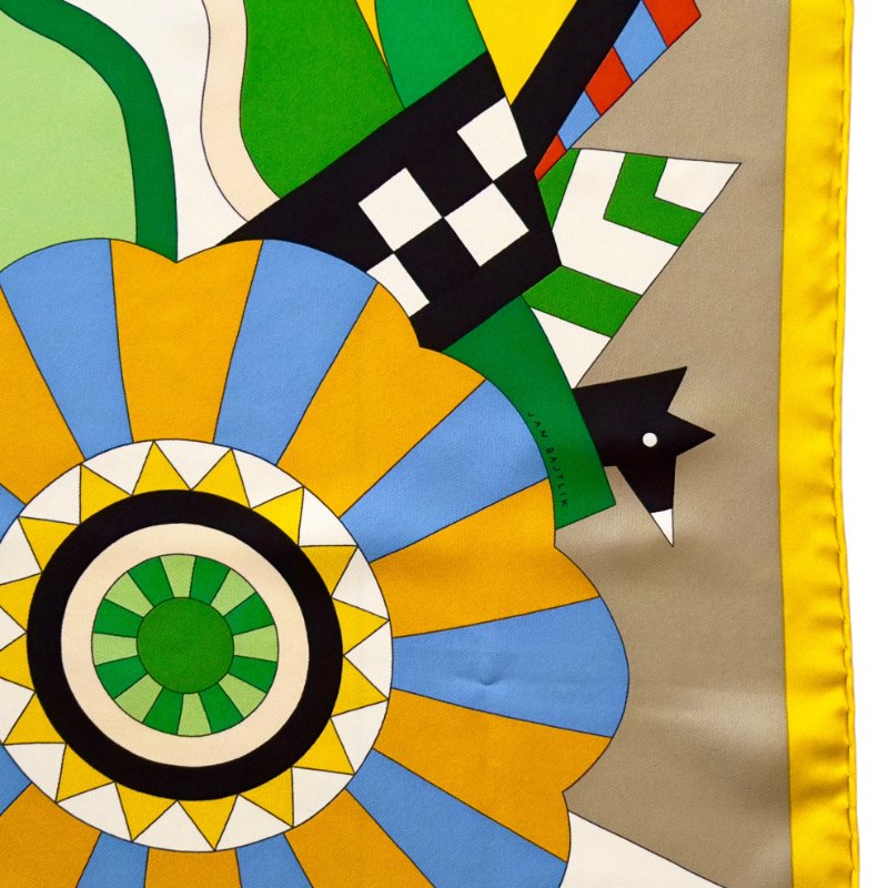 HERMES Cheval de Fete 90 慶典駿馬 絲巾-5