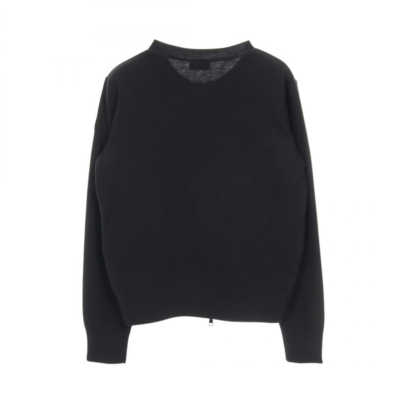 MONCLER 女士開襟羊毛羽絨外套 9B51000A9018999L 尼龍羊毛 黑色 L碼 全新-1