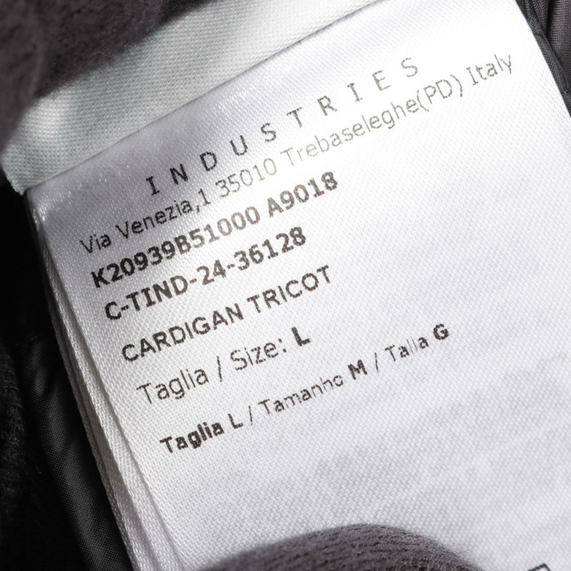 MONCLER 女士開襟羊毛羽絨外套 9B51000A9018999L 尼龍羊毛 黑色 L碼 全新-4