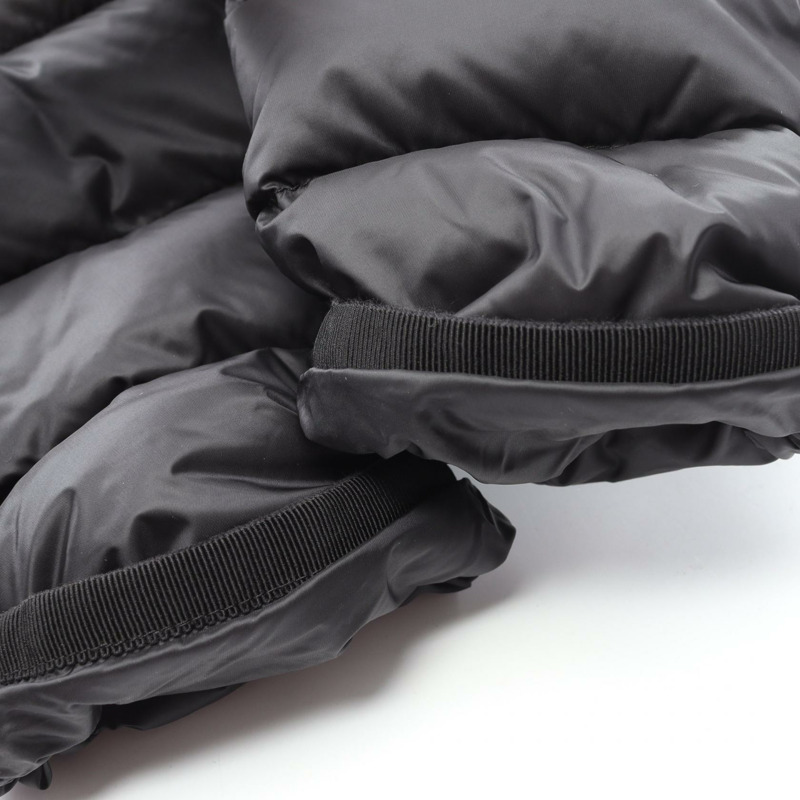 MONCLER HERMINE 附帽拉鍊尼龍黑色羽絨外套 #3 二手女款-6