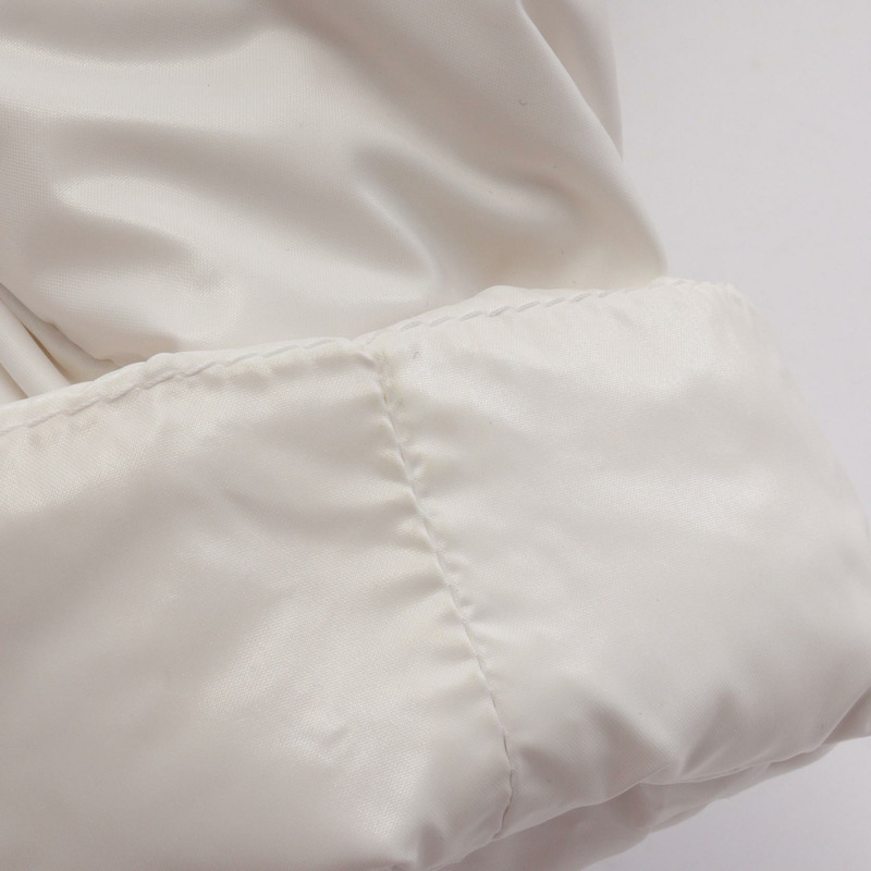 MONCLER MOKA 附帽拉鍊羽絨外套 尼龍材質 白色 黑色 #14anni #164cm-5