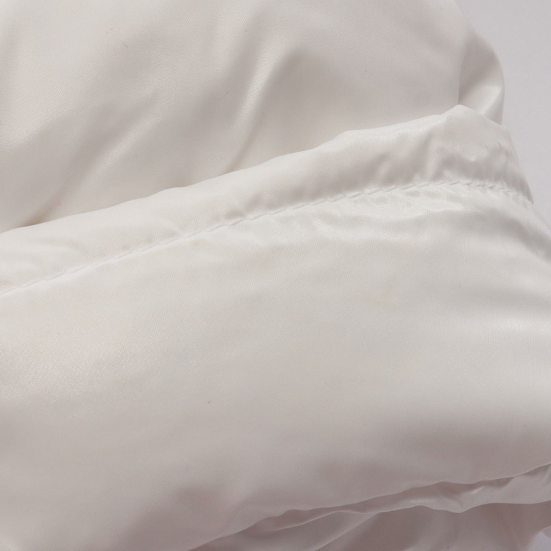 MONCLER MOKA 附帽拉鍊羽絨外套 尼龍材質 白色 黑色 #14anni #164cm-6